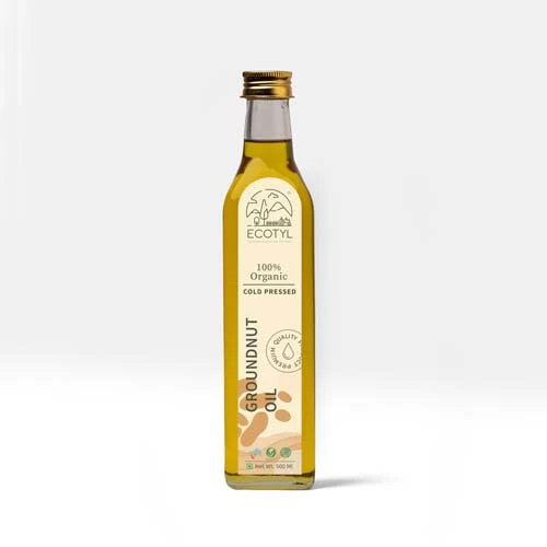Organic Cold-Pressed Groundnut Oil
